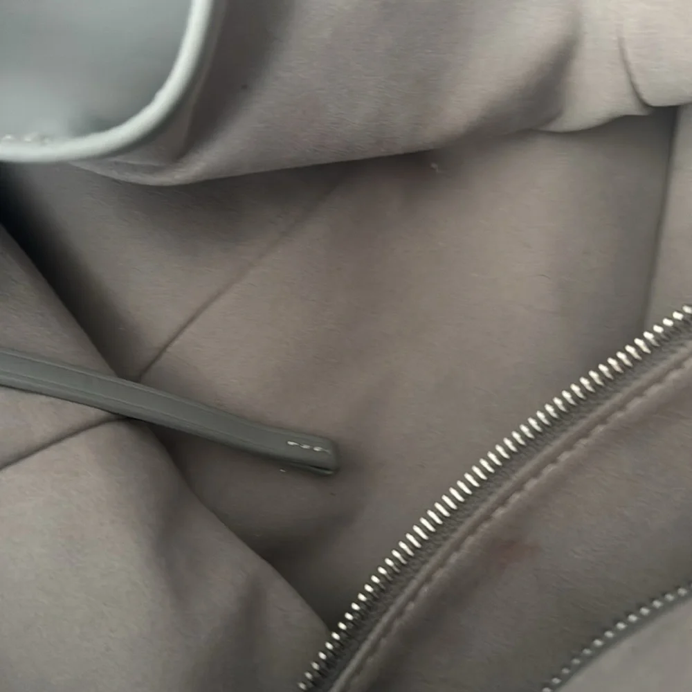 Monogram Gray and Brown  soft leather shoulder Bag - Picture 10 of 11